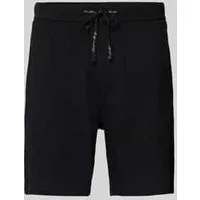 Christian Berg Men Sweatshorts met labeldetail