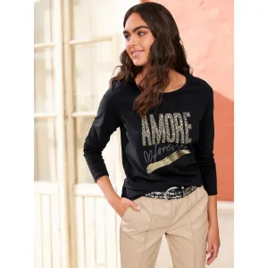 heine Shirt met ronde hals Shirt (1-delig)