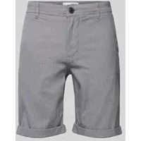 Selected Homme Slim fit korte broek met structuurmotief, model ‘LUTON’