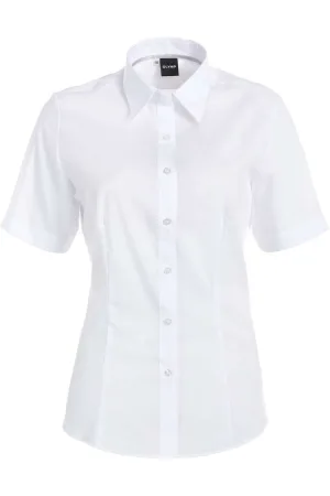 OLYMP Level Five Dames Overhemd wit, Effen