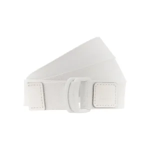 H.I.S Stoffen riem met d-ringen in wit