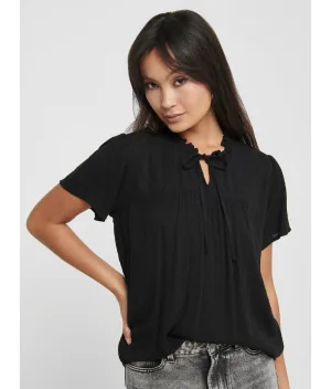 JDY Blouse met korte mouwen JDYLIMA LIFE S/S TOP WVN NOOS