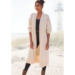 Lascana Lang vest heerlijk zacht breisel