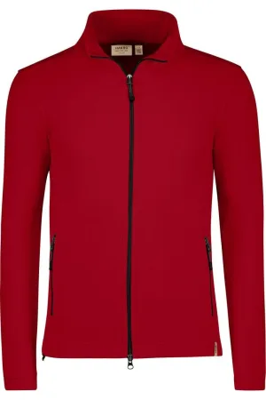 HAKRO Function Fleece jas rood, Effen