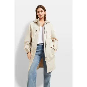 Bugatti Korte jas met een capuchon