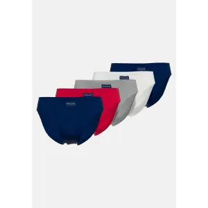 Tom Tailor Minislip Colorado met merklogo (set, 5 stuks)