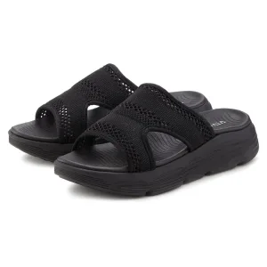 Vivance Slippers Mules, sandaal, open schoen met modieuze chunky-zool VEGAN