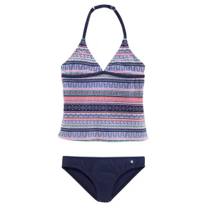 s.Oliver RED LABEL Beachwear Tankini Barcelona Kids in pittige streep-look
