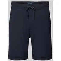MCNEAL Regular fit sweatshorts met structuurmotief