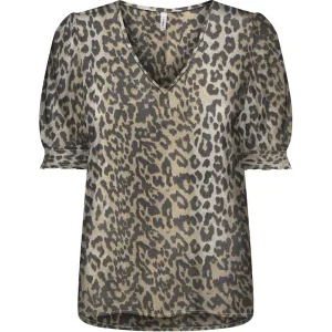 Only onlnova life vis s/s blair top aop 15256766 timber wolf