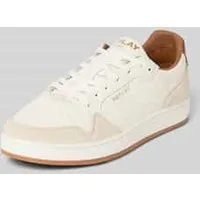 Replay Leren sneakers met labeldetails, model ‘SMASH FINE’
