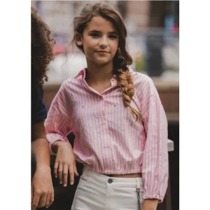 Looxs Revolution Blouse pastel pink voor meisjes in de kleur