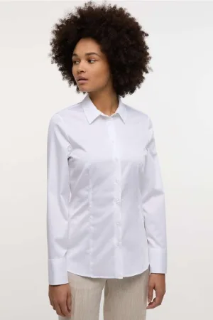 ETERNA Dames Overhemd wit, Effen