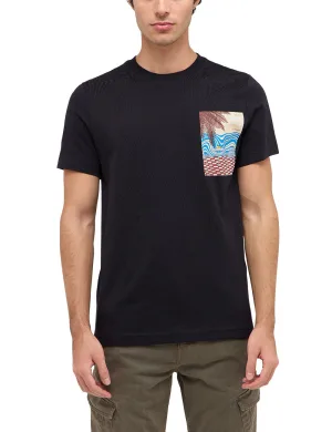 MUSTANG T-shirt Austin met frontprint