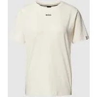 Boss T-shirt met labelprint