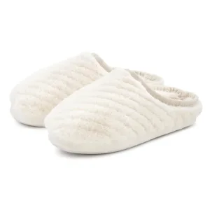 Vivance Pantoffels Pantolette, pantoffel clog van zacht textiel VEGAN