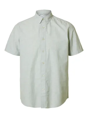 Selected Homme Overhemd Reg-Sun Groen heren