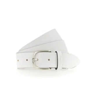 MUSTANG Leren riem met gestempelde mustang-logo op de lus