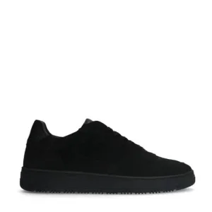 Manfield suède sneakers zwart
