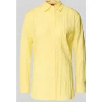 HUGO Regular fit overhemdblouse in kreuklook, model ‘Elodina’