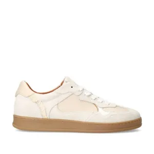 Manfield suède sneakers beige