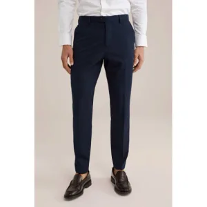 WE Fundamentals slim pantalon royal navy