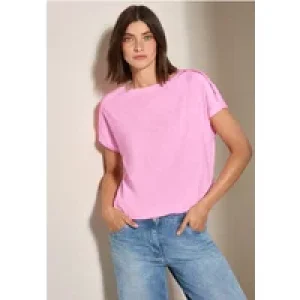 Cecil Dames Shirt met knoopdetail in Pink