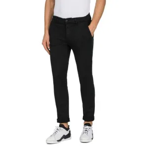 REPLAY slim fit chino ZEUMAR zwart