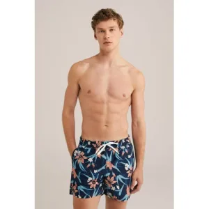 WE Fashion zwemshort donkerblauw