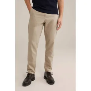 WE Fashion tapered chino beige