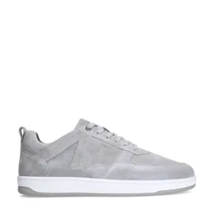 Manfield suède sneakers grijs