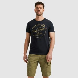 Pme Legend Shirts En Tops Print T-shirts Blauw