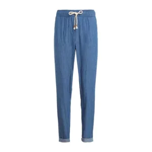 Protest tapered regular waist broek medium blue denim