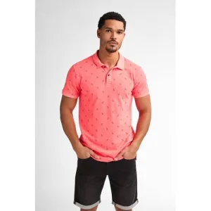 Petrol Industries regular polo koraalrood