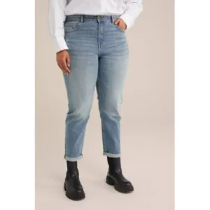 WE Fashion Blue Ridge regular waist mom jeans medium blue denim