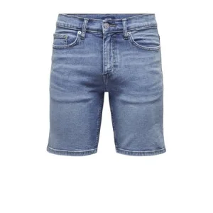 ONLY & SONS denim regular denim short medium blue denim