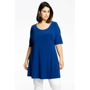 YOEK Travelstof tuniek DOLCE blauw