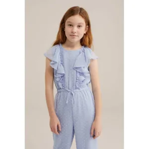 WE Fashion jumpsuit blauw