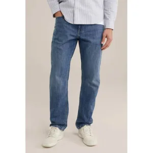 WE Fashion regular fit jeans mid blue