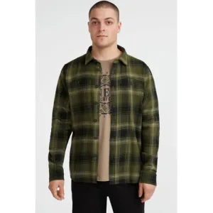 O’Neill geruit flanellen overshirt groen