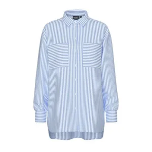 PIECES blouse blauw