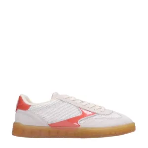Scotch & Soda Nixie suède sneakers wit/rood
