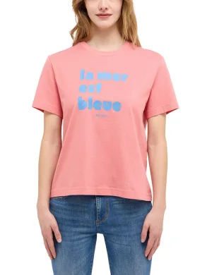 MUSTANG T-shirt Style Alma met statement-print