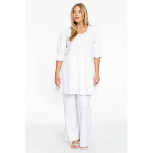 YOEK straight fit broek wit