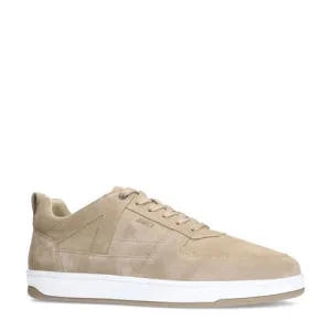 Manfield suède sneakers beige