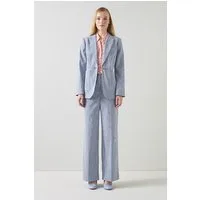 LK Bennett Gene Wide Wide-leg & Flared Jeans  Blue/white