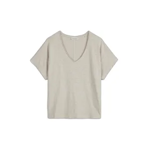Dames-T-shirt met V-hals Marc O’Polo