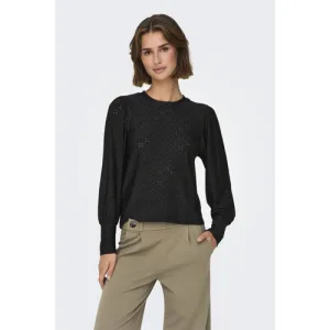 JDY top JDYCATHINKA zwart