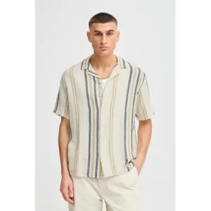 Solid casual overhemd