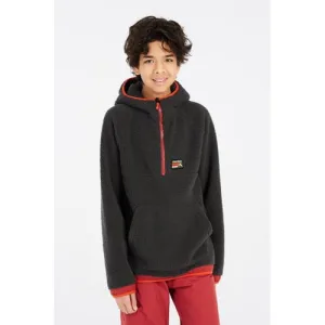 Protest hoodie fleece PRT CULT JR antraciet